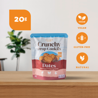 Dates Crunchy Drop Cookies
