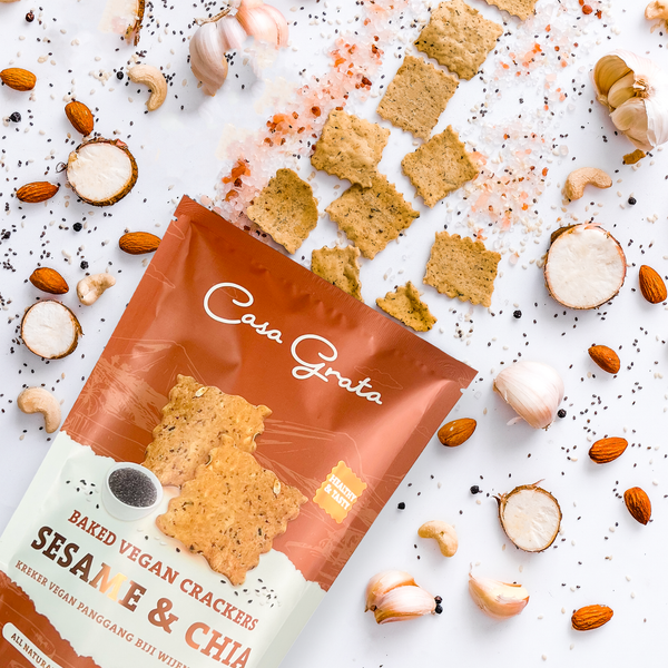 Sesame & Chia Crackers